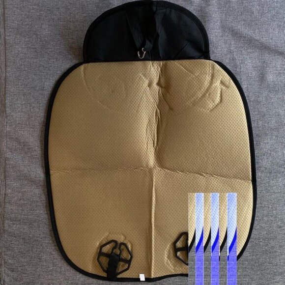 Car Seat Bottom Covers Cushion Pad Mat Breathable Polyester Mat, 1 Pair, Galaxy - Picture 4 of 7